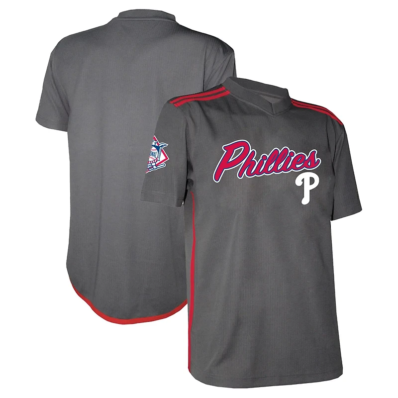 Youth Stitches Philadelphia Phillies Team V-Neck Jersey