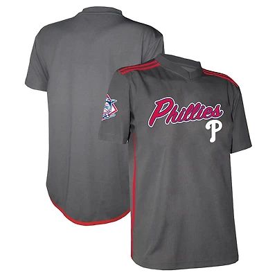 Youth Stitches Philadelphia Phillies Team V-Neck Jersey