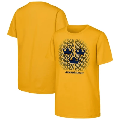 Youth Sweden 2025 4 Nations Face-Off Game Time T-Shirt
