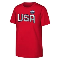 Youth USA 2025 4 Nations Face-Off Primary Logo T-Shirt