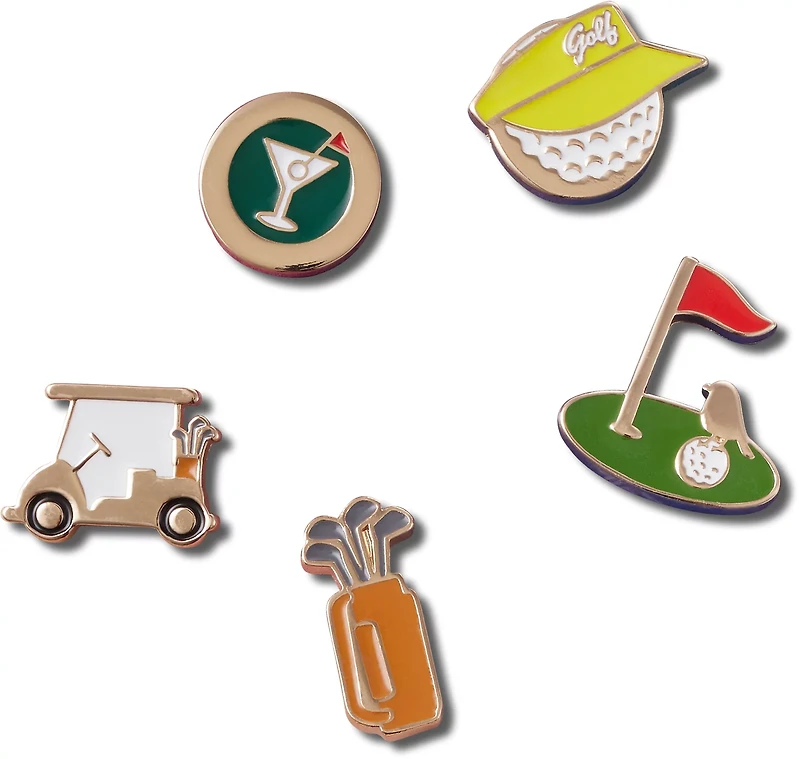 Crocs 19th Hole Jibbitz 5-Pack