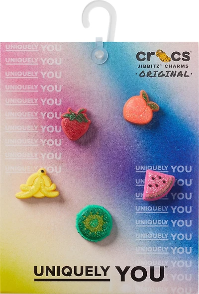 Crocs Jibbitz Glitter Fruits 5 Pack