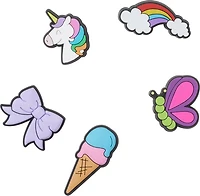 Crocs Kids Jibbitz Young Girl Cartoons 5pk