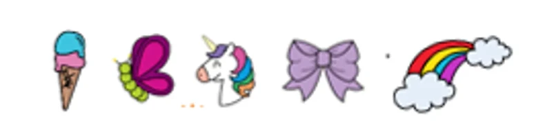 Crocs Kids Jibbitz Young Girl Cartoons 5pk