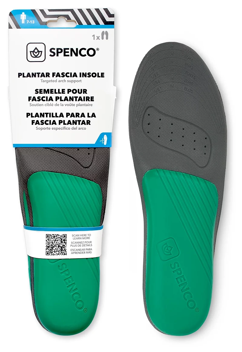 Spenco Adults’ Plantar Fascia Insole