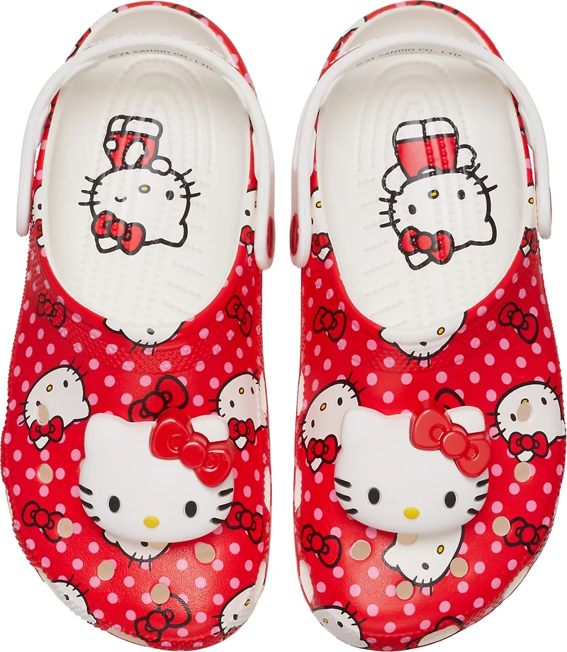 Crocs Adult Classic Hello Kitty Red Clog