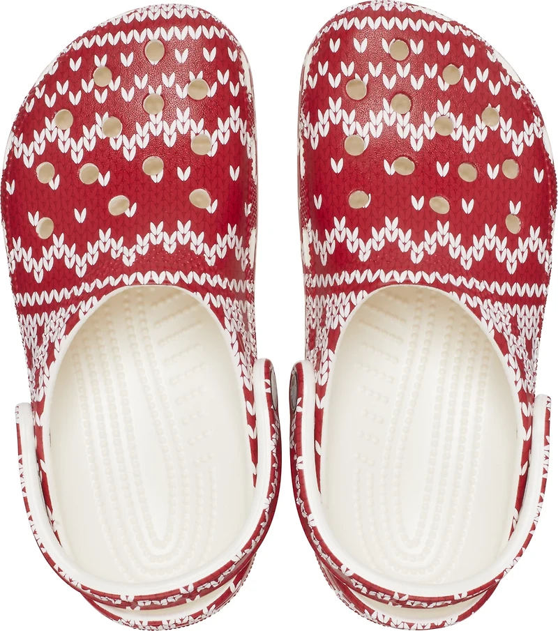 Crocs Adult Classic Holiday Sweater Clogs