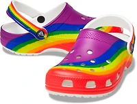 Crocs Adults' Classic Rainbow Dye Clogs