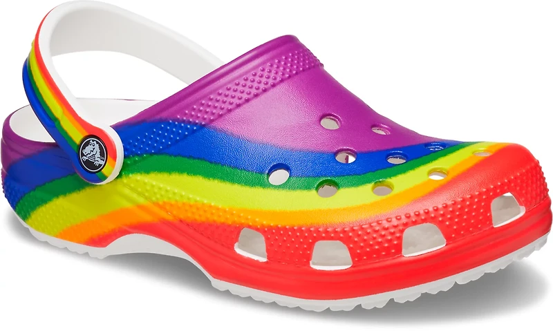 Crocs Adults' Classic Rainbow Dye Clogs
