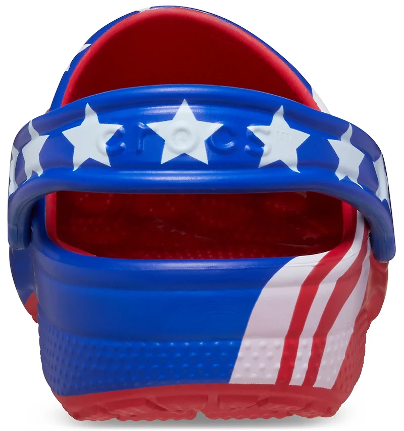 Crocs Kids Classic American Flag Clogs