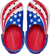 Crocs Kids Classic American Flag TD Clogs