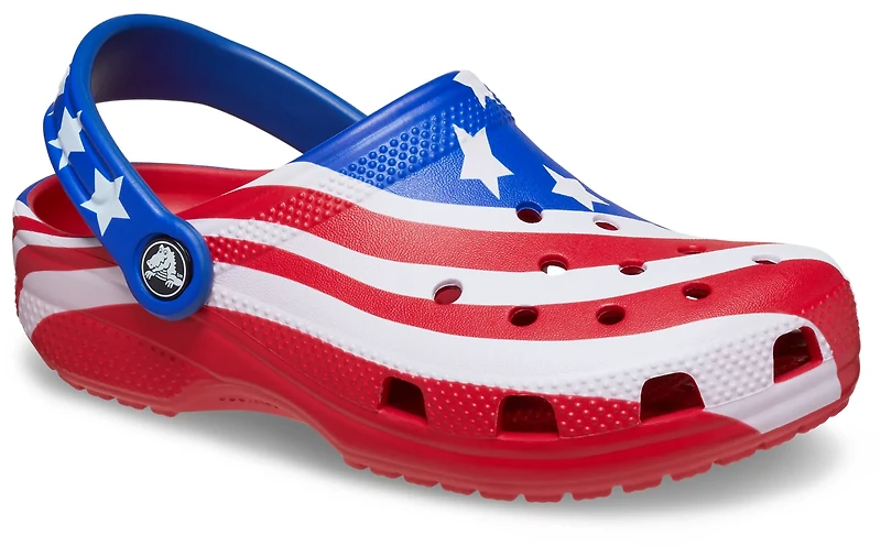 Crocs Kids Classic American Flag TD Clogs