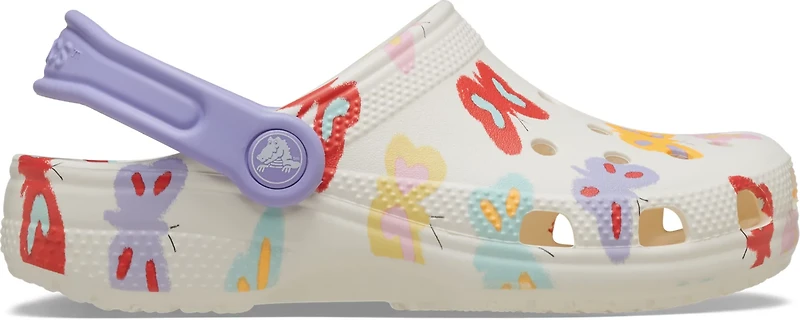Crocs Kids' Classic Butterfly Graphic Clog TD