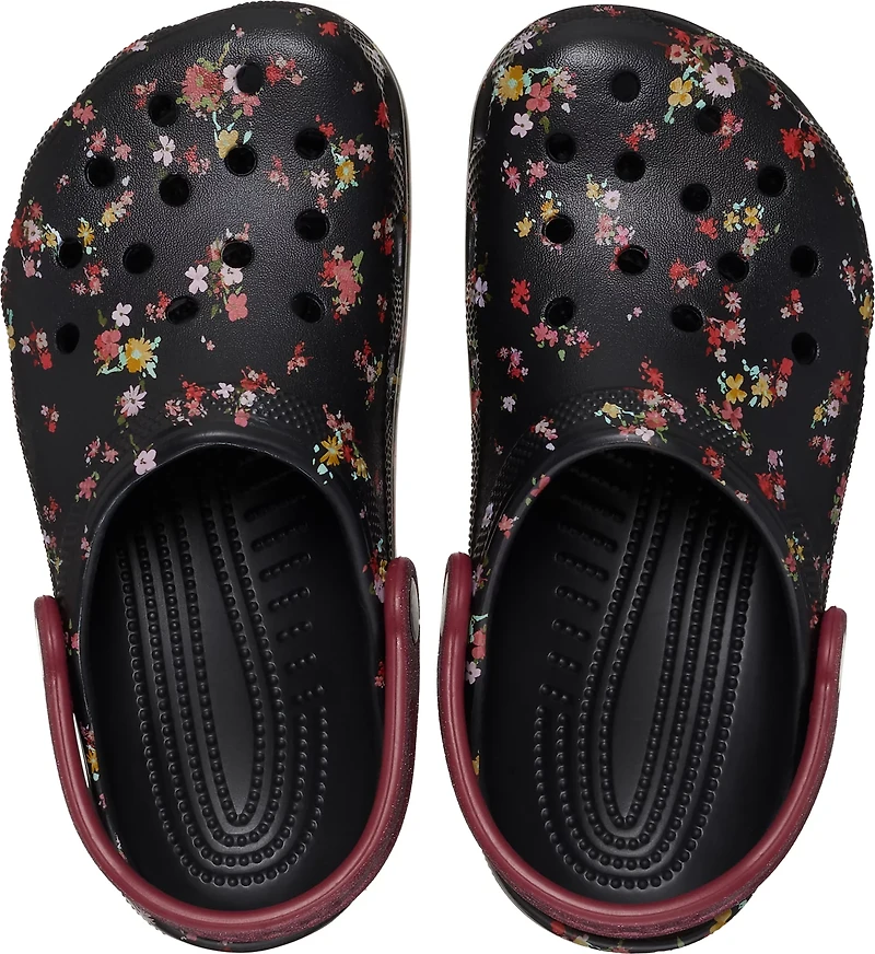 Crocs Kids' Classic Ditsy Floral Clogs