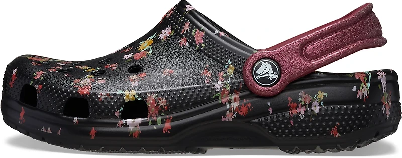 Crocs Kids' Classic Ditsy Floral Clogs