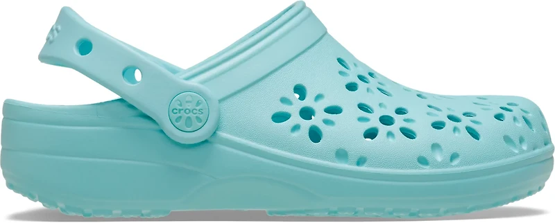 Crocs Kids' Classic Floral Cut Out Clog GS