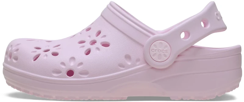 Crocs Kids' Classic Floral Cut Out Clog TD