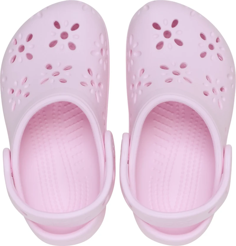 Crocs Kids' Classic Floral Cut Out Clog TD