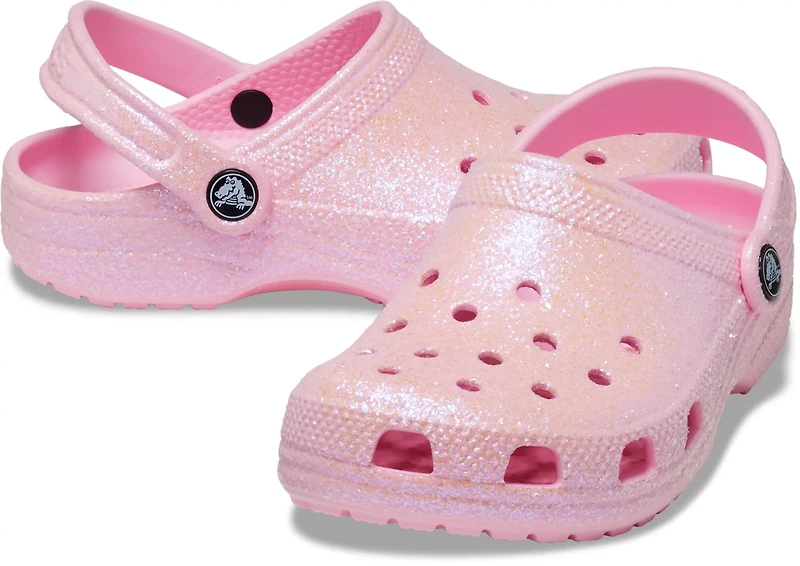 Crocs Kids' Classic Glitter III Clogs