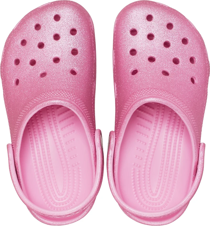 Crocs Kids' Classic Glitter III Clogs