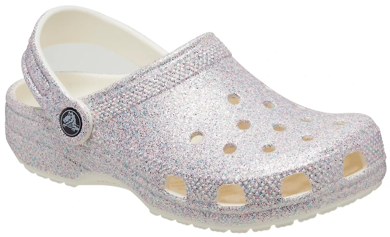 Crocs Kids' Classic Glitter III Clogs