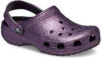 Crocs Kids' Classic Glitter TD Clogs