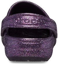 Crocs Kids' Classic Glitter TD Clogs