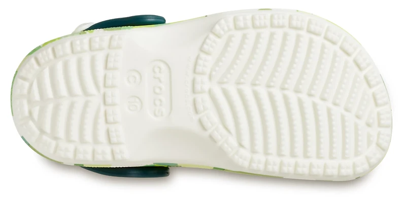 Crocs Kids' Classic Glow Slime Monster TD Clogs