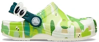 Crocs Kids' Classic Glow Slime Monster TD Clogs
