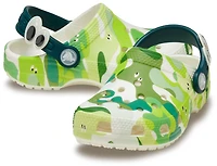 Crocs Kids' Classic Glow Slime Monster TD Clogs