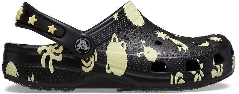 Crocs Kids' Classic Glow Space Clog