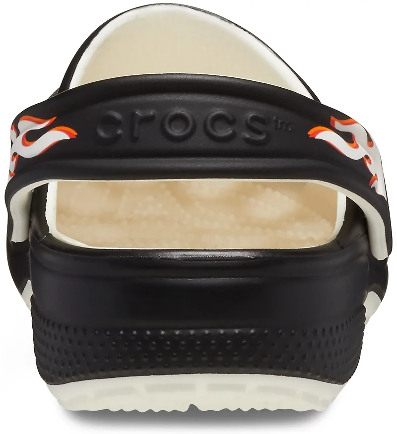 Crocs Kids' Classic Graphic Glow Flame Clogs