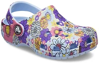 Crocs Kids' Classic Retro Floral PSGS Clogs