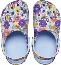 Crocs Kids' Classic Retro Floral PSGS Clogs