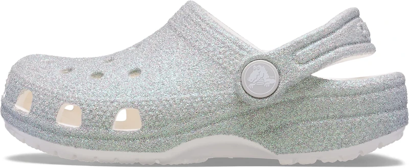 Crocs Kids' Iridescent Glitter Clog TD