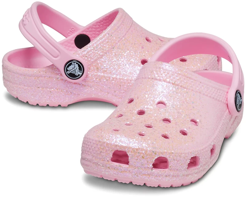 Crocs Toddler Classic Glitter III Clogs