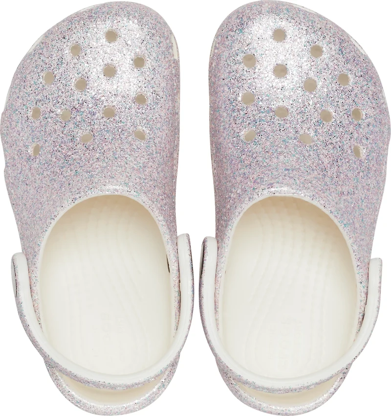 Crocs Toddler Girls' Classic Glitter Clogs