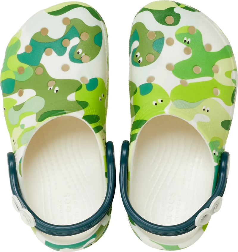 Crocs Toddlers' Classic Glow Slime Monster Clogs
