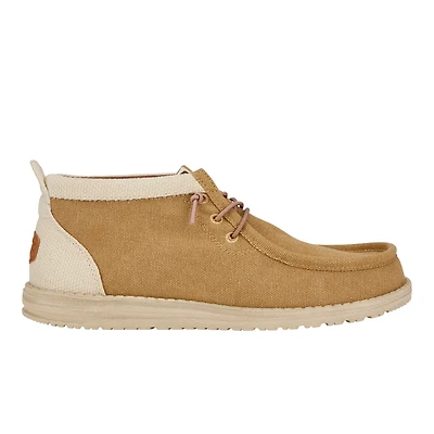 HEYDUDE Men's Wally Mid Salt n Stone Slip-On Mid Top Shoes