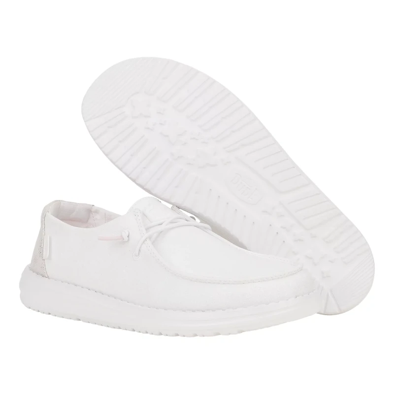 HEYDUDE Women's Wendy Metallic Sparkle Shoes
