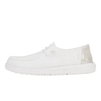 HEYDUDE Women's Wendy Metallic Sparkle Shoes