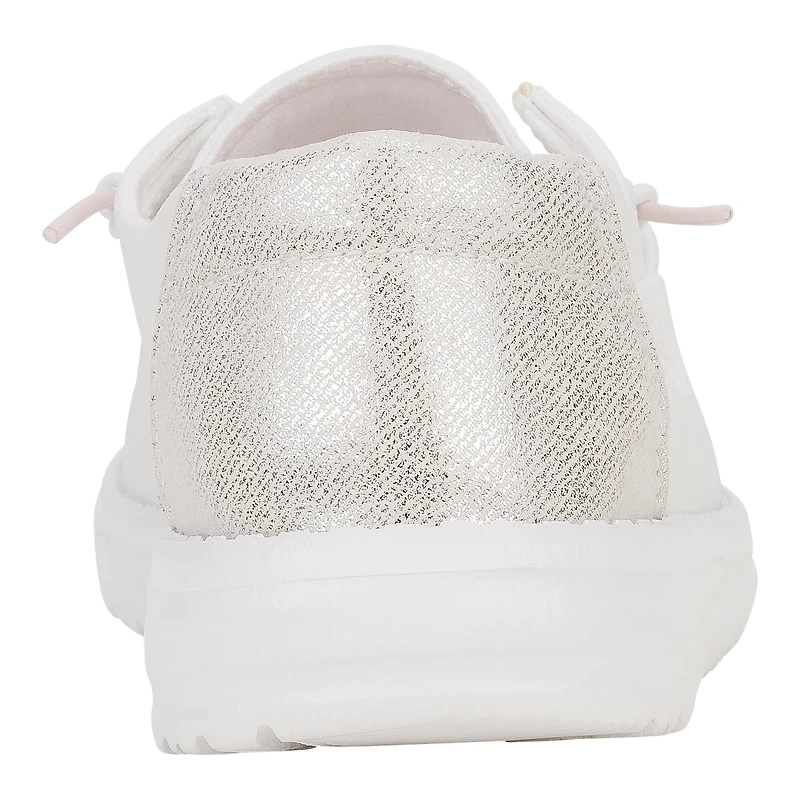 HEYDUDE Women's Wendy Metallic Sparkle Shoes