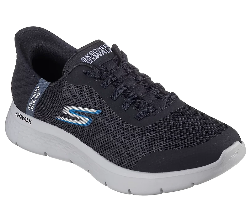 SKECHERS Men's Go Walk Flex Slip Lace up Shoes