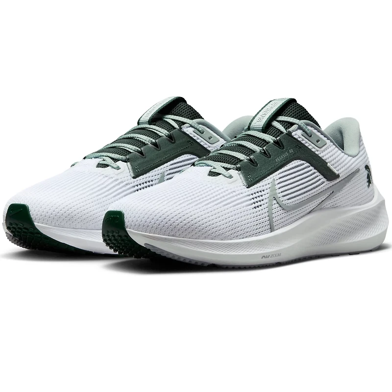 Unisex Nike Michigan State Spartans Zoom Pegasus 40 Running Shoe