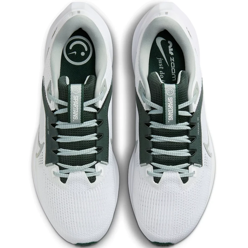 Unisex Nike Michigan State Spartans Zoom Pegasus 40 Running Shoe