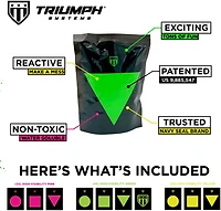 Triumph Pop Packs Reactive Bursting Targets 10-Pack