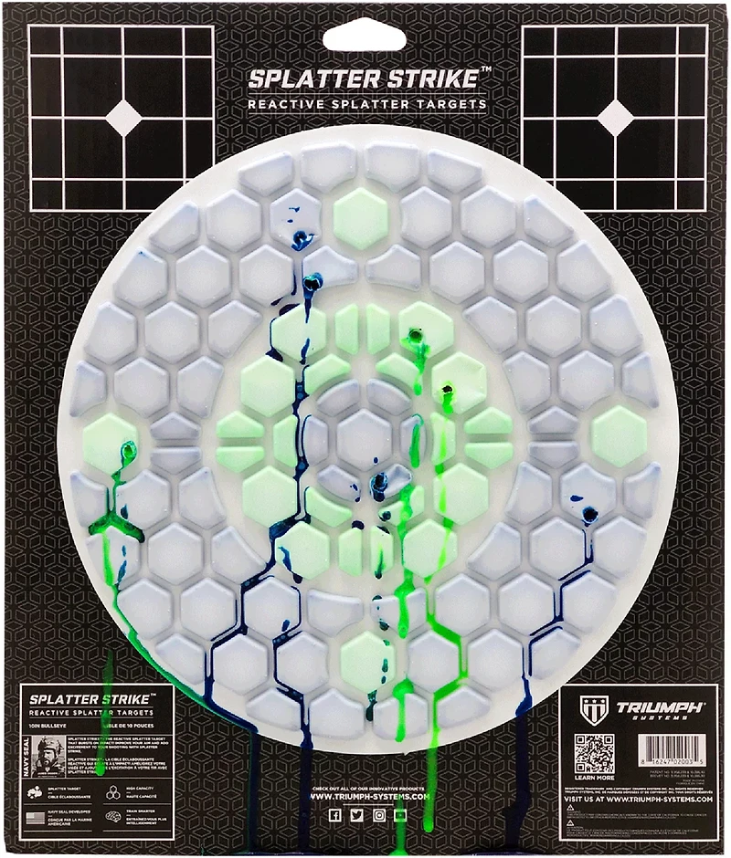 Triumph Splatter Strike Reactive Splatter Bullseye Target