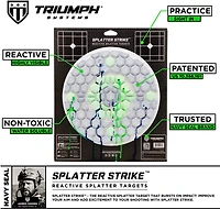 Triumph Splatter Strike Reactive Splatter Bullseye Target