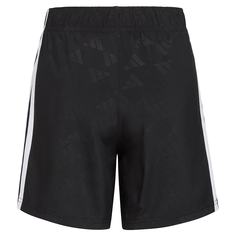 adidas Boys' Legacy Deboss AOP Woven Shorts