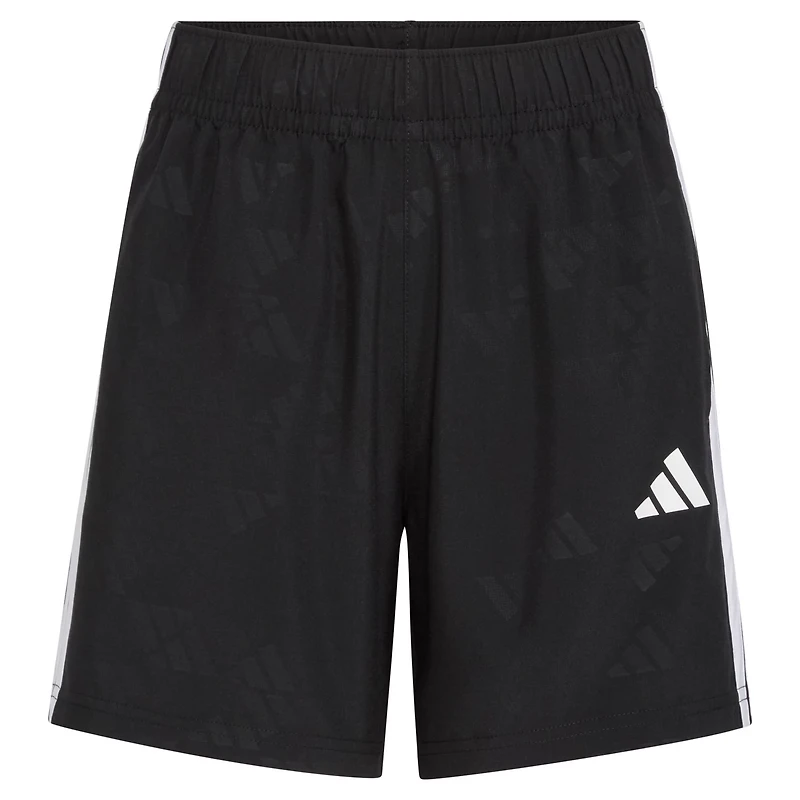 adidas Boys' Legacy Deboss AOP Woven Shorts
